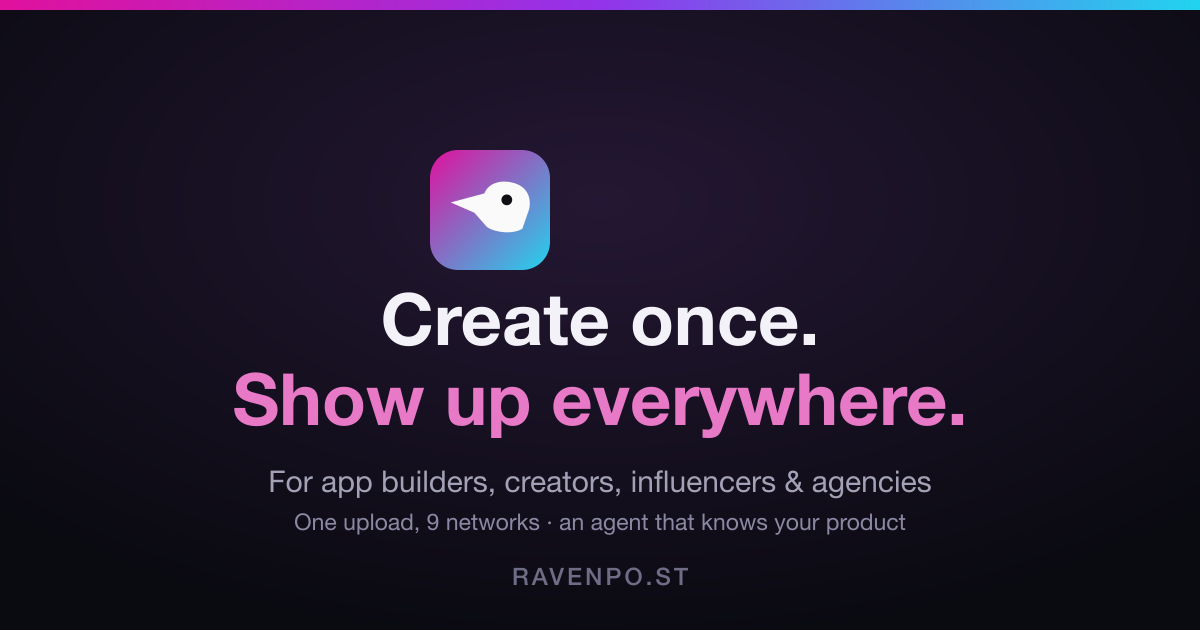 I'm bad at posting about my own apps, so I built a scheduler that reads your App Store page and draf